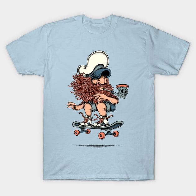 Skateboard T-Shirt by Copenhagen Poster